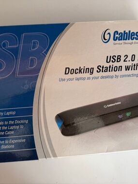 USB 2.0 Black Wi‑Fi Adapter Docking Station